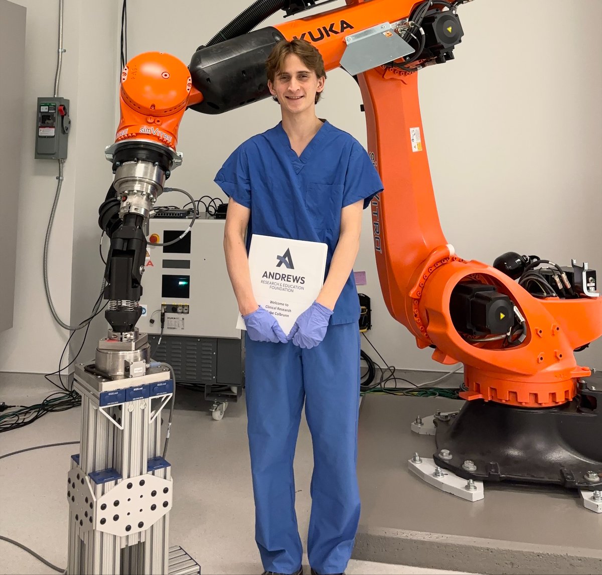 Gabe Colbrunn, an Honors College junior and mechatronics engineering major in the <a href="/KentStateCAE/">Kent State Aeronautics & Engineering</a> called robotics his “lifelong passion" and he's using his passion to make medical procedures more accurate and effective.

Read his story here: kent.edu/honors/news/ho…