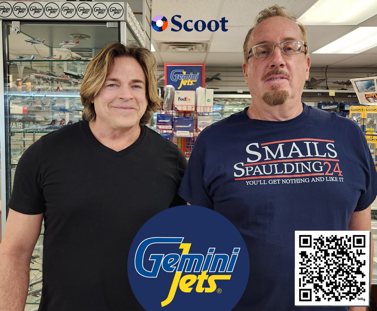 Collectors! Join GeminiJets' Elliot and Todd for an exclusive online meetup March 6 at 5 PM Eastern/2 PM Pacific. A sneak peek of new releases, fresh industry insight &amp; get your questions answered! Limited to the first 125 collectors, so register now at bit.ly/geminijetscoll…