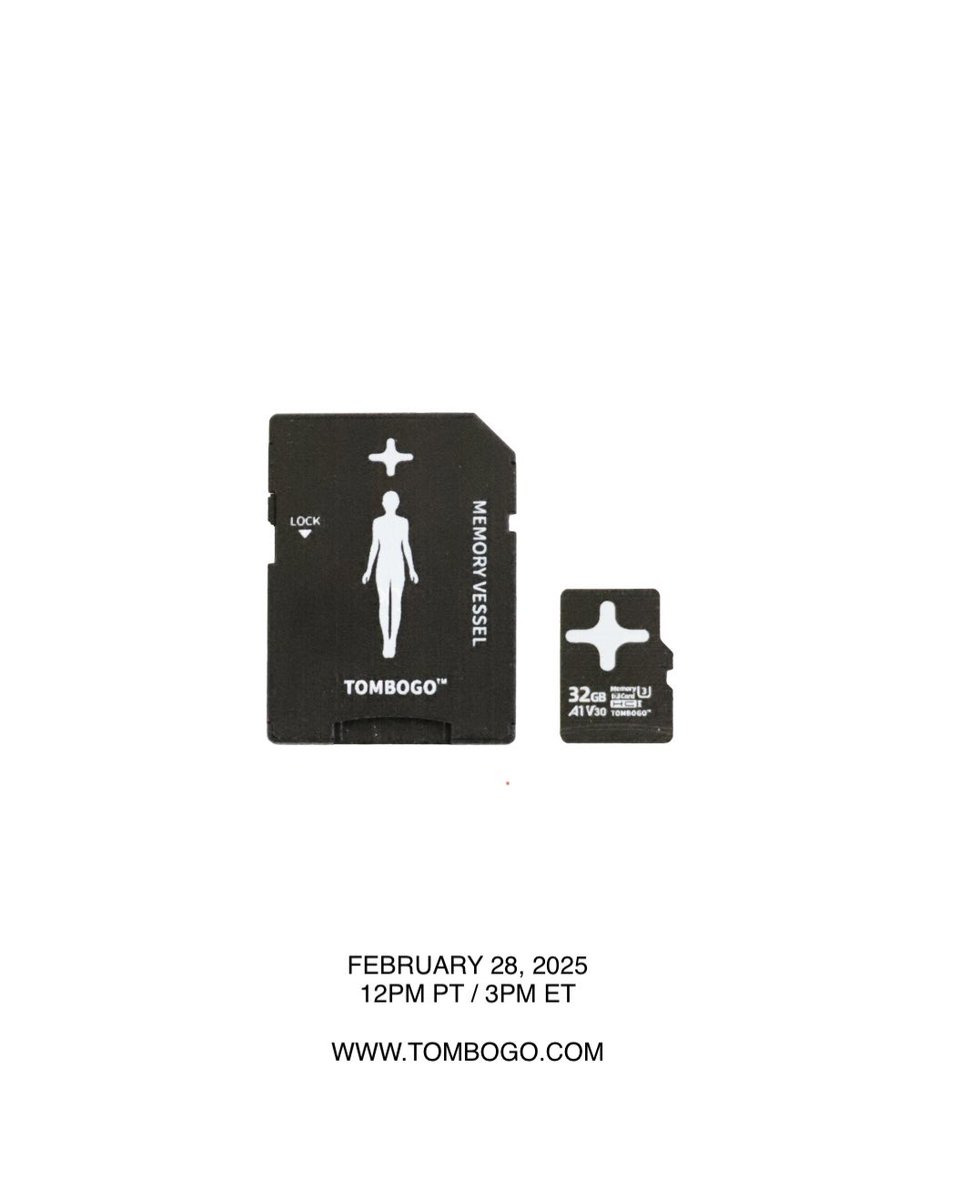 MEMORY VESSEL : Micro SD Card &amp; Adapter 

This Friday on TOMBOGO.com