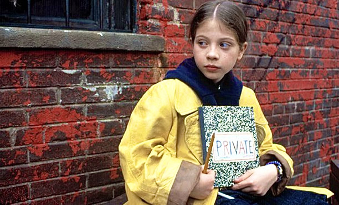 💔 #hariettethespy was a FORCE during my childhood. she made it cool to be the girl who was quiet; observed &amp; listened to the world &amp; people around her. she stood for justice, peace &amp; understanding. thank you #michelletrachtenberg for playing her so perfectly. i am in your debt.
