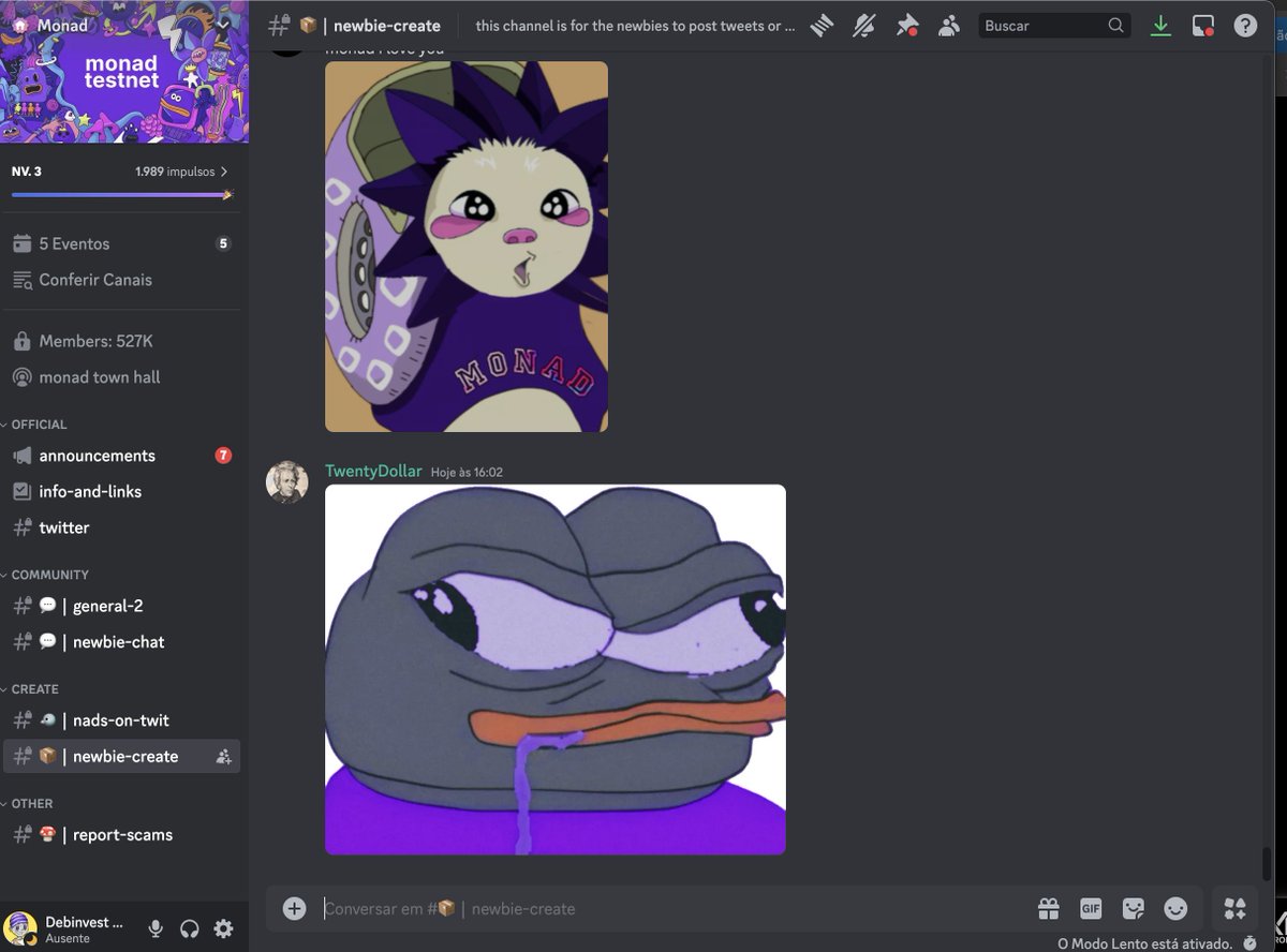 debinvest's tweet image. Você que está começando a farmar $MONAD, é importante você ficar por dentro de algumas estratégias para se conseguir ainda mais MONAD e também interagir de forma completa dentro da rede. 

Veja abaixo o que nós da @buildersonfire estamos fazendo para conseguir acumular ainda mais…