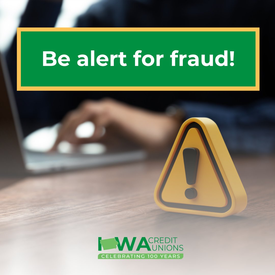 Be on the lookout for fraud! Scammers are getting smarter, using phishing and smishing tactics to steal your personal information. Stay vigilant and never share sensitive info over the phone, email, or text unless you’re 100% certain of the source. Protect yourself and stay safe!