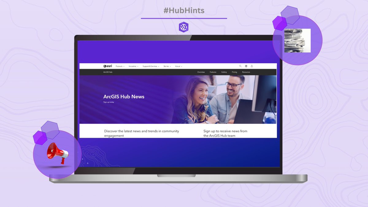 ArcGISHub's tweet image. Signing up for Hub News is a great way to get new success stories, updates, recordings and events delivered right to your inbox. #HubHints

Sign up now: ow.ly/oRIf50V31F0