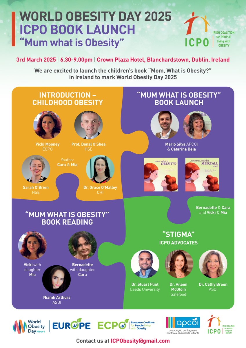 ICPO (@icpobesity) on Twitter photo <a href="/WorldObesityDay/">World Obesity Day</a> <a href="/andrewhealing/">Andrew Healing</a> <a href="/EuSuperMario/">Mario Silva</a> <a href="/BiaBites/">Niamh Arthurs</a> <a href="/MauraMurphymm/">Maura Murphy</a> We look forward to hearing from our speakers, especially the youths who will share their experiences.
<a href="/OSheaHoganLab/">O'Shea & Hogan Lab</a> <a href="/SarahOB38961072/">Sarah OBrien</a> <a href="/AileenMcGloin/">Dr Aileen McGloin 💙💛</a> <a href="/cathybreen24/">Cathy Breen PhD RD</a> <a href="/DrStuartFlint/">Stuart Flint</a> <a href="/JMBernK/">Bernadette Keenan (she/her)</a>
If you are interested in joining us contact hello@icpobesity.org.
Registration only.
4/4 <a href="/WorldObesityDay/">World Obesity Day</a> <a href="/andrewhealing/">Andrew Healing</a> <a href="/EuSuperMario/">Mario Silva</a> <a href="/BiaBites/">Niamh Arthurs</a> <a href="/MauraMurphymm/">Maura Murphy</a> We look forward to hearing from our speakers, especially the youths who will share their experiences.
<a href="/OSheaHoganLab/">O'Shea & Hogan Lab</a> <a href="/SarahOB38961072/">Sarah OBrien</a> <a href="/AileenMcGloin/">Dr Aileen McGloin 💙💛</a> <a href="/cathybreen24/">Cathy Breen PhD RD</a> <a href="/DrStuartFlint/">Stuart Flint</a> <a href="/JMBernK/">Bernadette Keenan (she/her)</a>
If you are interested in joining us contact hello@icpobesity.org.
Registration only.
4/4