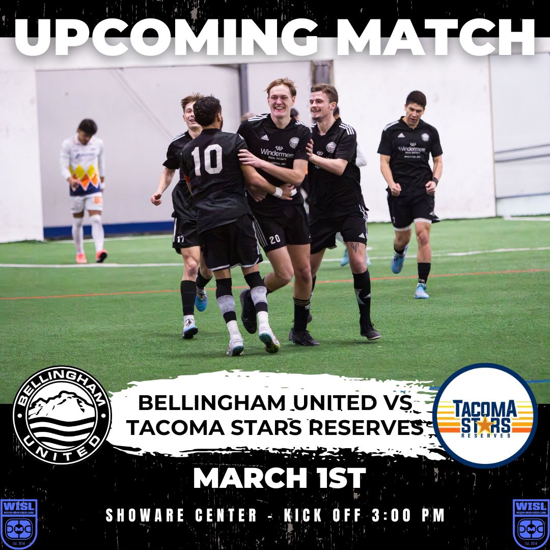 This Saturday, your Bellingham United Men’s team is playing in the WISL finals against the Tacoma Stars Reserves. The league’s two most decorated teams have a deep history, and the Hammers are looking to come away with another trophy. Kickoff is 3:00 at the ShoWare Center!🔥🔥