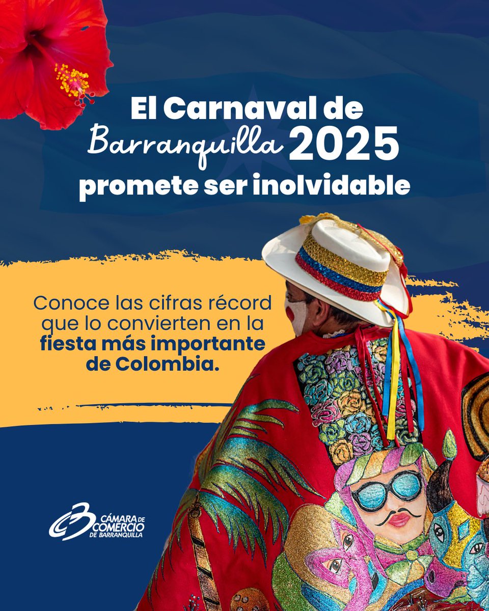 mfernandezariza's tweet photo. El Carnaval de Barranquilla 2025 será un evento histórico con un impacto económico proyectado de $880 mil millones y más de 193 mil empleos involucrados. 

Con 780 mil asistentes y 2,1 millones de entradas registradas, esta fiesta no solo celebra nuestra cultura, sino que también dinamiza sectores clave como el comercio, la hotelería, el transporte y la gastronomía. 

En @Camarabaq seguimos impulsando iniciativas que fortalecen la economía local y posicionan a Barranquilla como un referente de negocios y turismo en Colombia y el mundo. #Carnaval2025

https://t.co/PUcBy2Tf7k
