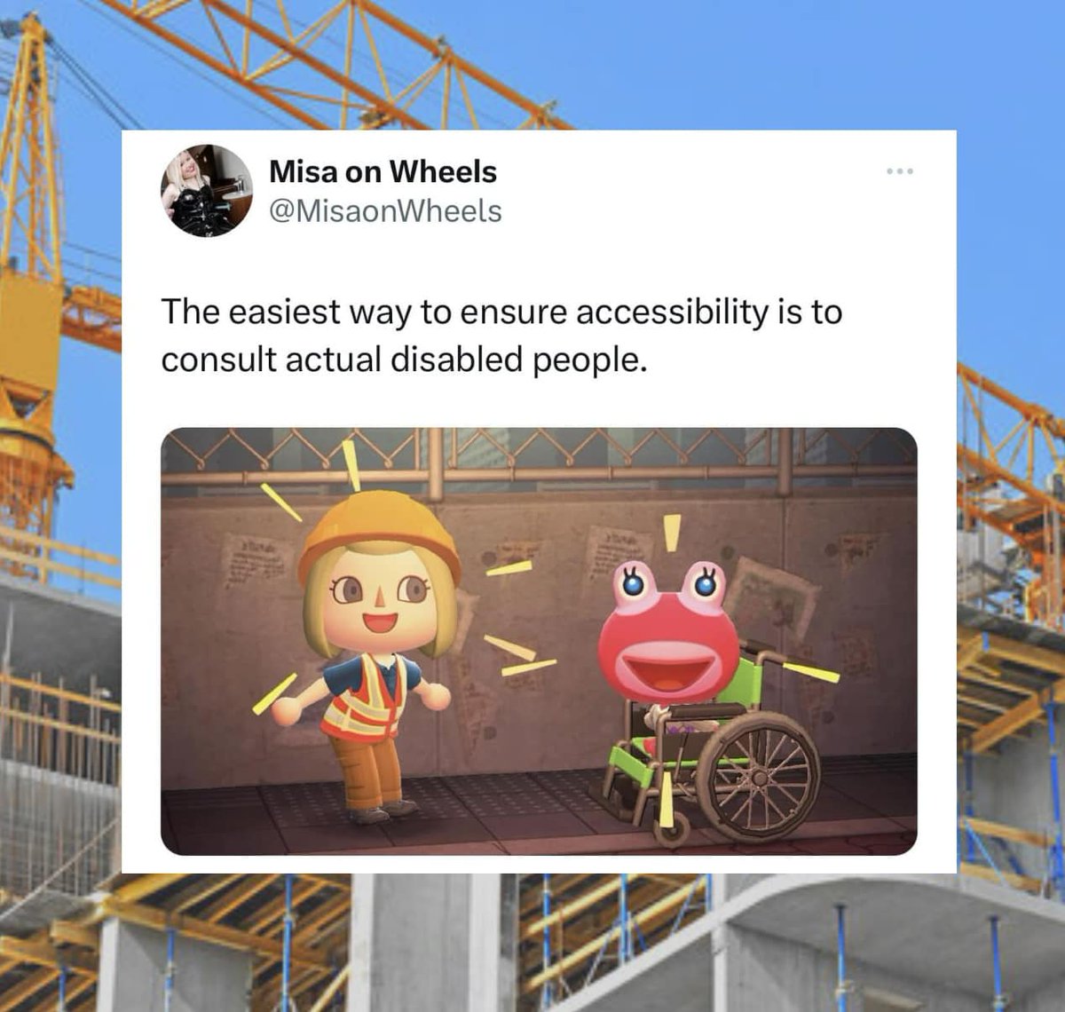 liloddquad's tweet photo. I'll just leave this right here... 😁
#accessibility #accessibilityawareness #accessibilityforall #accessibilitymatters #accessible #disability #disabilityawareness #disabled #followme #oddquad #quadriplegic #quadriplegiclife #wheelchair #wheelchairlife #wheelchairuser https://t.co/yEQPdQ88EA