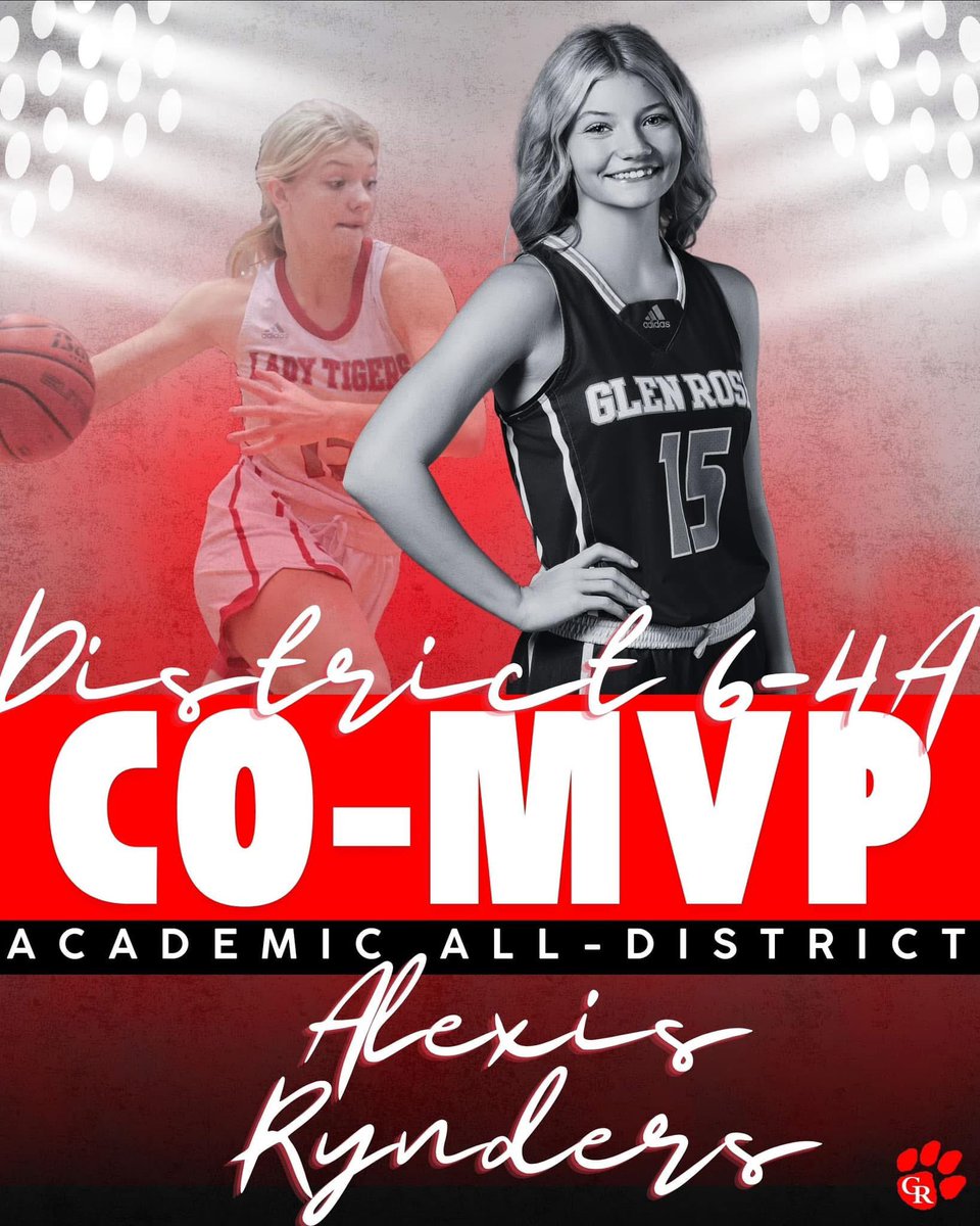 Shout-Out to Texas LoneStar #3SSB alum and <a href="/TarletonWBB/">Tarleton State Women's Basketball</a> signee <a href="/AlexisRynders/">Alexis Rynders</a> on  being named District 6-4A CO-MVP. <a href="/3SSBGCircuit/">3Stripes Select Basketball Girls Circuit</a> #3SSBGIRLS #YOUGOTTHIS #HARDWORKPAYINGOFF #MUCHDESERVED #PROUDOFYOU
