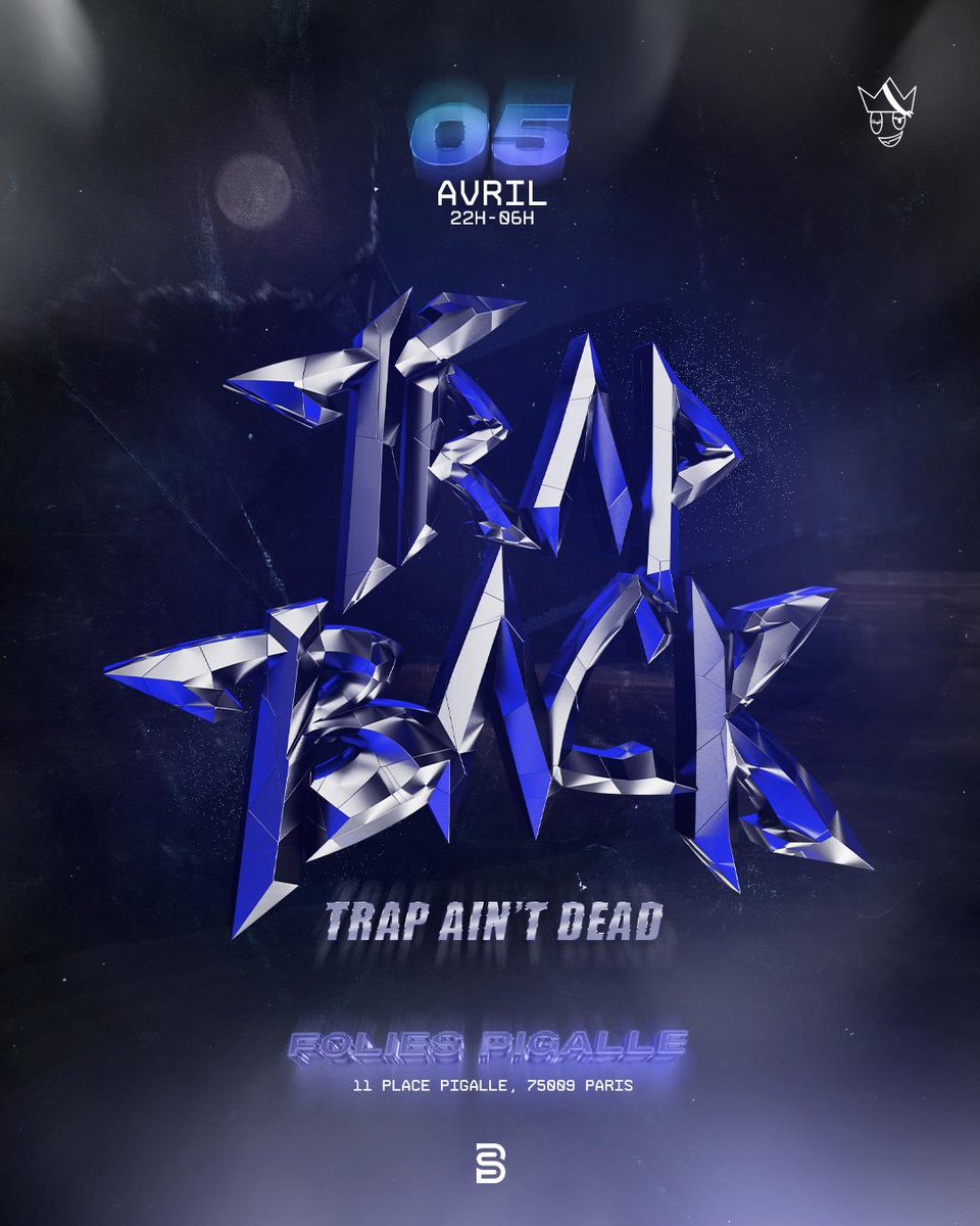 kribbeanfevr's tweet photo. Quand tout le monde dort, la TRAPBACK prend  les rennes et même le croque-mort se fera enterrer 😶‍🌫️ 

🚨Alors rendez-vous le 5 AVRIL AUX FOLIES PIGALLE pour une 
édition explosive *TRAP AIN’T DEAD*🚨

LA TRAP NE MOURRA JAMAIS ‼️ 

@b2s_experience https://t.co/apX38Av95A