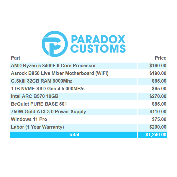 Paradox Customs tweet media