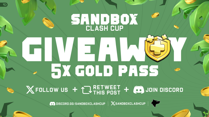 Alpha Family (@alphafamily2021) on Twitter photo ALPHA FAMILY X SANDBOX CLASH
🌟X5 GOLD PASS GIVEAWAY🌟
‼️HOW TO ENTER‼️
🗣️ LIKE, REPOST, AND FOLLOW 🗣️
<a href="/AlphaFamily2021/">Alpha Family</a>
<a href="/SandboxClashCup/">Sandbox Clash Cup</a>
📍JOIN BOTH DISCORD SERVER📍
-discord.gg/qtsgwnR9Jw
-discord.gg/sandboxclashcup
📥 COMMENT “ALPHA” WHEN FINISHED 📥
#clashofclans #goldpass ALPHA FAMILY X SANDBOX CLASH
🌟X5 GOLD PASS GIVEAWAY🌟
‼️HOW TO ENTER‼️
🗣️ LIKE, REPOST, AND FOLLOW 🗣️
<a href="/AlphaFamily2021/">Alpha Family</a>
<a href="/SandboxClashCup/">Sandbox Clash Cup</a>
📍JOIN BOTH DISCORD SERVER📍
-discord.gg/qtsgwnR9Jw
-discord.gg/sandboxclashcup
📥 COMMENT “ALPHA” WHEN FINISHED 📥
#clashofclans #goldpass