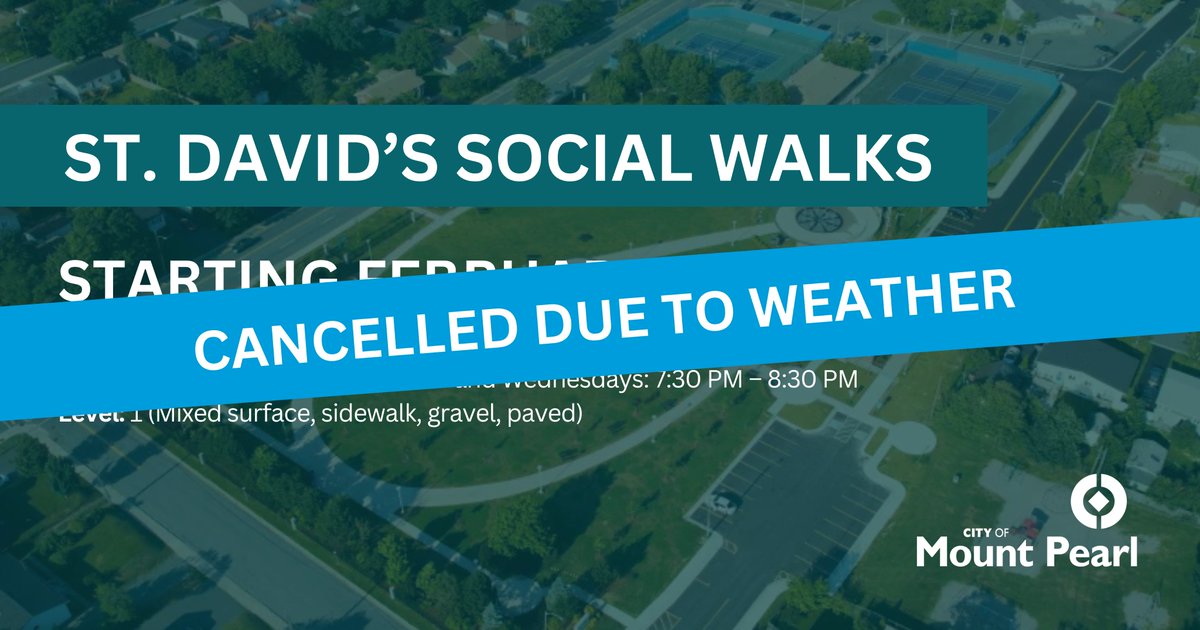 🚫 CANCELLED: Today's St. David's Social Walk

Due to unforeseen circumstances, we regret to inform you that tonight's Social Walk (Wednesday, February 26th, 7:30 PM - 8:30 PM) at St. David's Park has been cancelled.

We look forward to seeing you at our next scheduled walks!