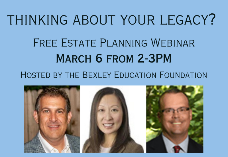 Join us for a free informational webinar about the benefits of incorporating charitable giving into your estate plan.

Register here at forms.gle/bXqnpZ1Gdy7JhY…. You will learn how you can support the causes and organizations you care about.