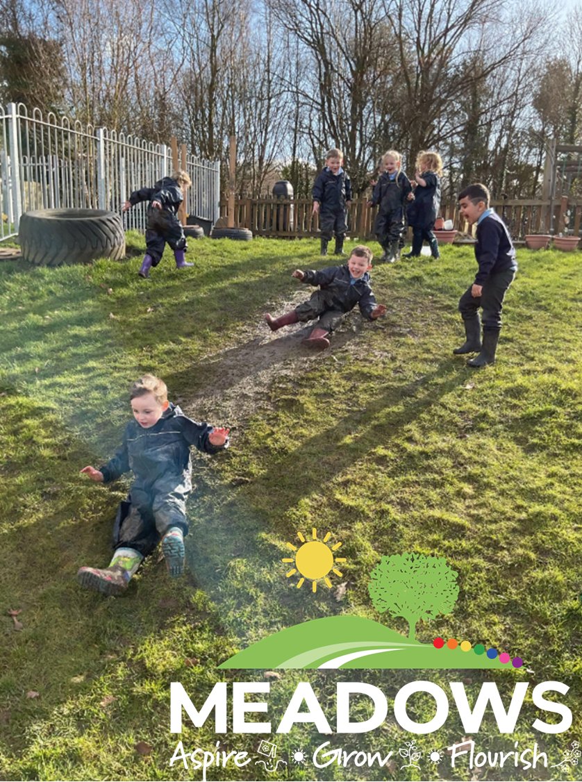 You can zoom in on any part of this image and see absolute joy in action. 

"Play is not a break from learning. It is endless, delightful, deep, engaging practical learning. It's the doorway into the child's heart." ~ Vince Gowman

#MagnificentMeadows☀️🌳💙