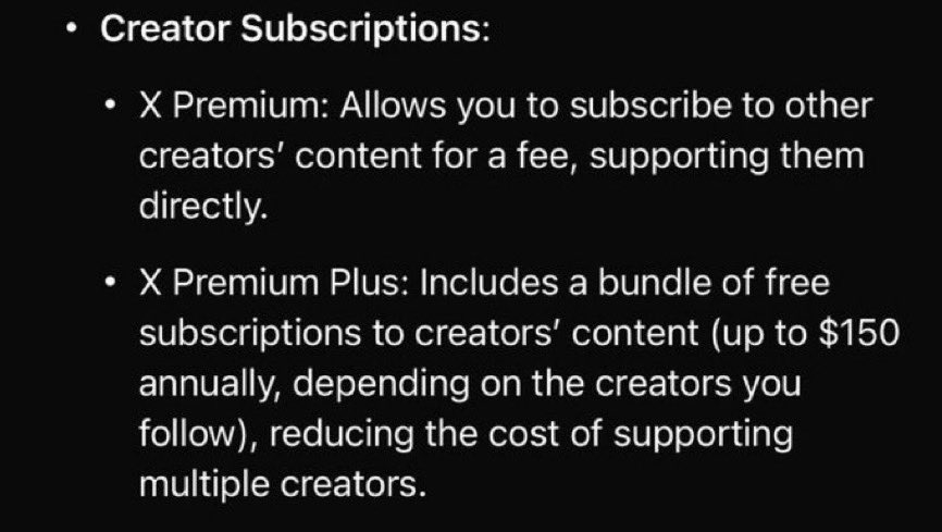 Booksey's tweet image. If you have PREMIUM PLUS on X and you subscribe to me and other creators it is free up to $150/yearly which is going to knock off 50% coming to $12.50 monthly for me

This is amazing, every single person with premium plus on this app should be subscribed to Books as it’s included…