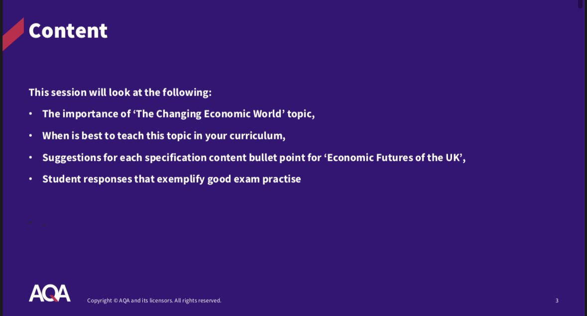 It was a pleasure to deliver this afternoon’s Curriculum Connect with Simon Oakes discussing Paper 2 content. 

If you missed it, we’re running the same session next Tuesday 16:00-17:00; book your free place here: aqa.org.uk/professional-d…