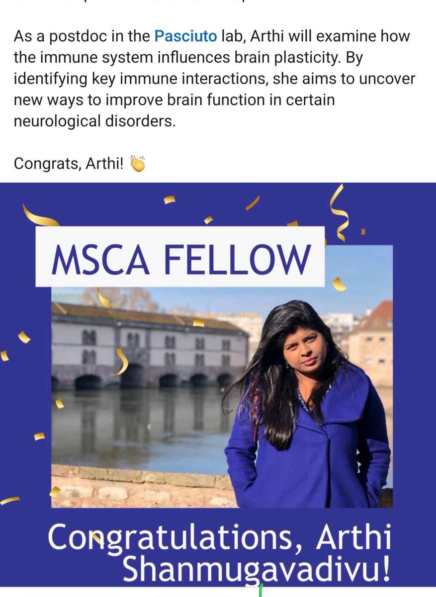 Emanuela Pasciuto (@emanuelapasciu1) on Twitter photo Congratulation Arthi! Well deserved
๐พ๐พ๐พ<a href="/NIMlab_VIB/">NIM lab</a> Congratulation Arthi! Well deserved
๐พ๐พ๐พ<a href="/NIMlab_VIB/">NIM lab</a>