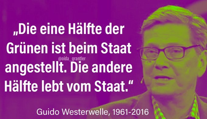 Zur aktuellen #551 Debatte sei an Guido #Westerwelle erinnert: