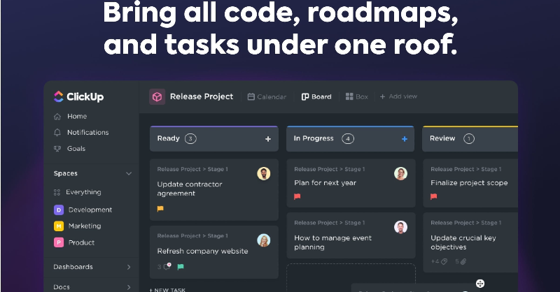 clickup's tweet photo. Sprint to market faster with ClickUp's agile tools &amp; templates for software teams. Fast-track your next build with ClickUp!