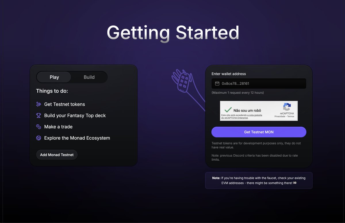 debinvest's tweet image. Você que está começando a farmar $MONAD, é importante você ficar por dentro de algumas estratégias para se conseguir ainda mais MONAD e também interagir de forma completa dentro da rede. 

Veja abaixo o que nós da @buildersonfire estamos fazendo para conseguir acumular ainda mais…
