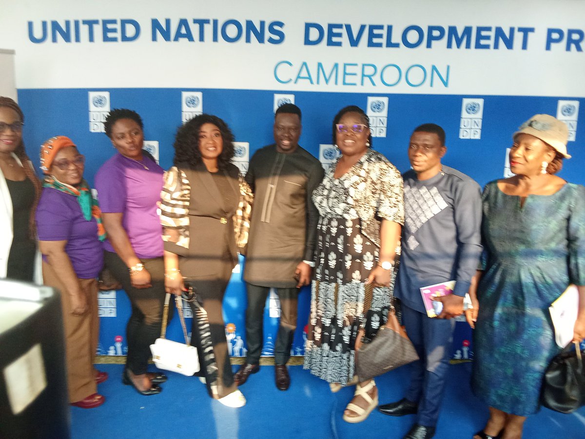 NebaJerome1's tweet photo. It was a privilege for me to join govt minister, ambassadors, CSOs and NGOs at Palais des congrès to launch the project #SafeSpacesstrongvoicesagainstGBV thanks to #UNDP. 
@AmindehBlaise 
@CamasejN 
@UNDP 
@NkumuFed 
@thioneniang 
@PNUDCameroun https://t.co/SDBo7G5Yq3