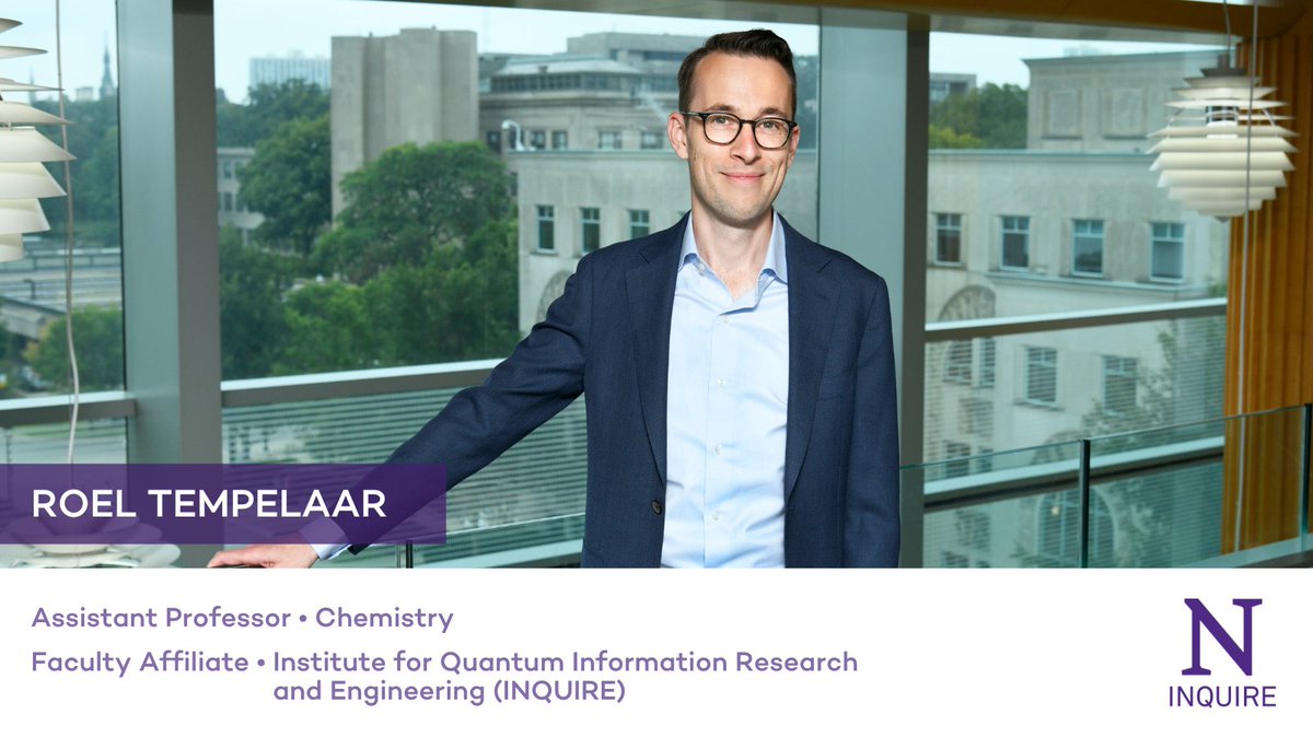 Northwestern INQUIRE (@nuinquire) on Twitter photo Congrats to <a href="/RoelTempelaar/">Roel Tempelaar</a>, #INQUIRE faculty affiliate, on receiving a Sloan Research Fellowship in Chemistry! 🏆 His research explores how #quantum mechanics drives unexpected behaviors in emerging materials at the #nanoscale.
Read more: shorturl.at/DKJiX Congrats to <a href="/RoelTempelaar/">Roel Tempelaar</a>, #INQUIRE faculty affiliate, on receiving a Sloan Research Fellowship in Chemistry! 🏆 His research explores how #quantum mechanics drives unexpected behaviors in emerging materials at the #nanoscale.
Read more: shorturl.at/DKJiX