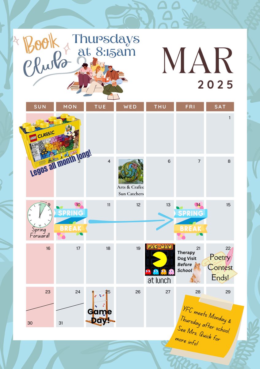Marvelous March events and activities! <a href="/NISDLib/">NISDLibraryServices</a> <a href="/NISDSotomayor/">Sotomayor High School</a>