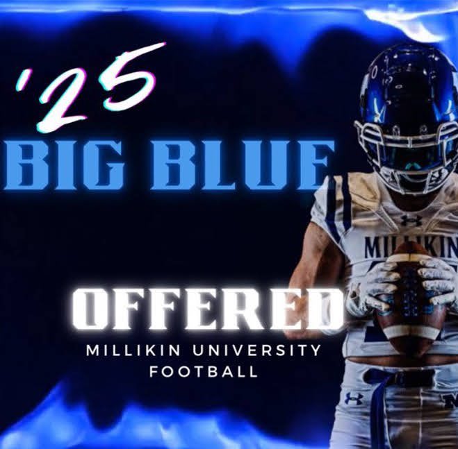 Jaden Gammage (@jadengammage) on Twitter photo I am blessed to receive an official offer to millikin university <a href="/CoachFantuzzi/">Jeff Fantuzzi</a> 💙🤍
<a href="/FrostproofF/">Frostproof Bulldogs Football</a> <a href="/H2_Recruiting/">Hasani (H2) | Football Recruiting</a> <a href="/CountyPolk/">PCGridiron</a> I am blessed to receive an official offer to millikin university <a href="/CoachFantuzzi/">Jeff Fantuzzi</a> 💙🤍
<a href="/FrostproofF/">Frostproof Bulldogs Football</a> <a href="/H2_Recruiting/">Hasani (H2) | Football Recruiting</a> <a href="/CountyPolk/">PCGridiron</a>