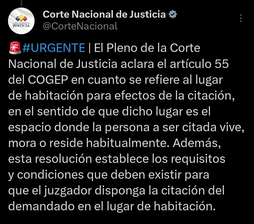 🔺️Nueva resolución sobre la #CITACIÓN

Pasos para citar en CONDOMINIOS:

-Puerta de habitación
-Auxilio de administrador 
-Auxilio de Policía 👮‍♂️ 
-Fijación de boleta en garita o puerta principal.

Pero cada paso, con informe de citador y orden de juez.

Igual habría retraso⁉️