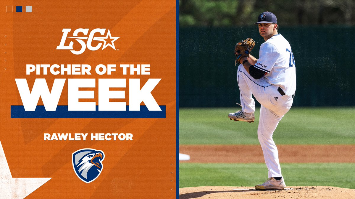 UT Tyler Patriots (@uttylerpatriots) on Twitter photo BASE | <a href="/uttylerbaseball/">UT Tyler Baseball</a> pitcher Rawley Hector has earned the LSC Pitcher of the Week award after a shutdown day against Texas A&M-Kingsville on Saturday!
tinyurl.com/3cvcxabv
#SwoopSwoop BASE | <a href="/uttylerbaseball/">UT Tyler Baseball</a> pitcher Rawley Hector has earned the LSC Pitcher of the Week award after a shutdown day against Texas A&M-Kingsville on Saturday!
tinyurl.com/3cvcxabv
#SwoopSwoop