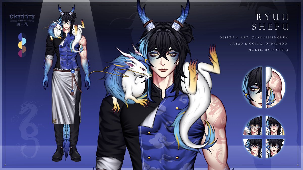 RyuuShefu 🔞 (@ryuushefu) on Twitter photo 🐉🔪 Model Reveal 🐉🔪
You all smashed the goals so quickly. Here’s I am in all of my glory. I hope you love my model as much as I do. I’m so proud and happy with the work <a href="/ChanniePenghua/">Lady Penghua【朋花】🩸🔪</a> has done design and creation. <a href="/DaphShoo/">Daph - Live2D Rigger & Vtuber</a> for bringing the model to life with her amazing rig 🐉🔪 Model Reveal 🐉🔪
You all smashed the goals so quickly. Here’s I am in all of my glory. I hope you love my model as much as I do. I’m so proud and happy with the work <a href="/ChanniePenghua/">Lady Penghua【朋花】🩸🔪</a> has done design and creation. <a href="/DaphShoo/">Daph - Live2D Rigger & Vtuber</a> for bringing the model to life with her amazing rig