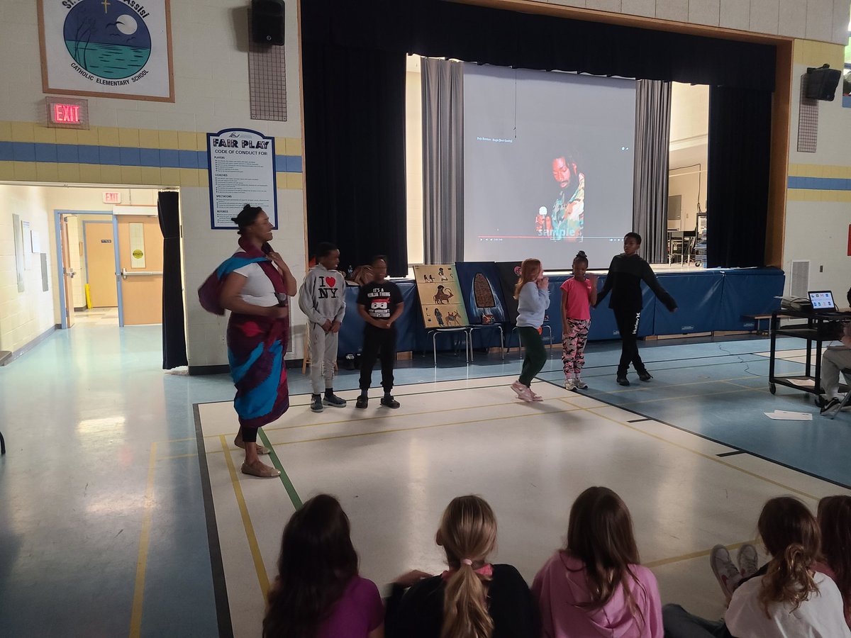 Thank you to  our expert Anique for sharing your dance and artistic talents with K to 8 students as we continue to celebrate Black History month at St. Francis! #PVNCBeingCommunity #PVNCBeingCreative