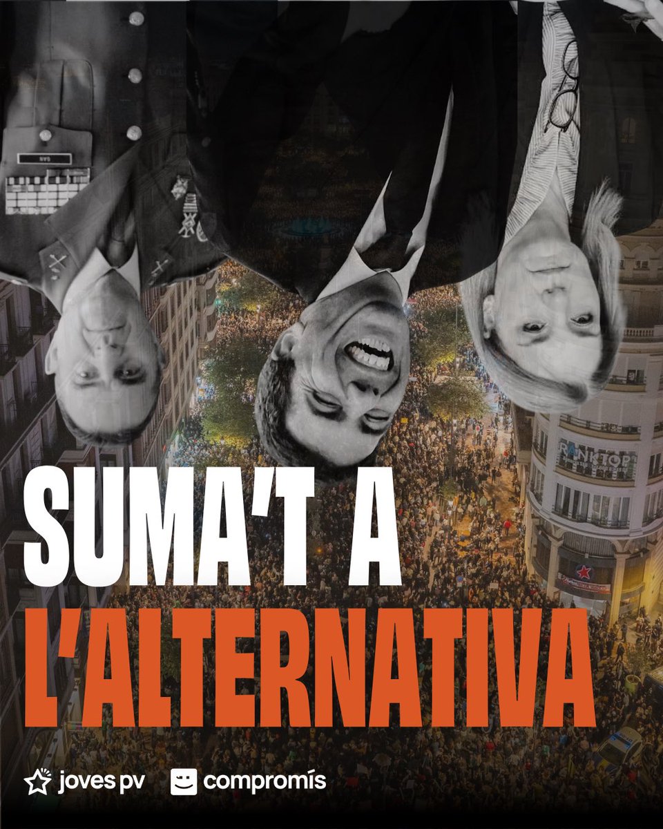 JovesPV's tweet image. Cada dia més avergonyits del govern d’inútils de Mazón i del PP.

Cal una alternativa preparada, sensata i organitzada.

Suma’t a @jovespv a sumat.compromis.net/jovespv/