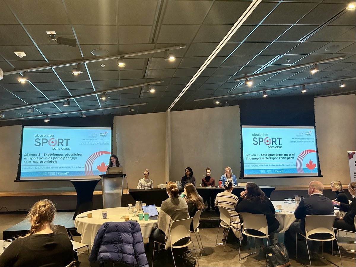 The 2025 Abuse-Free Sport Research Symposium was a success! 🤩

Thank you to:
·Our co-host, Anti-Racism in Sport
·Speakers who gladly shared their knowledge
·Every participant who contributed to the discussions