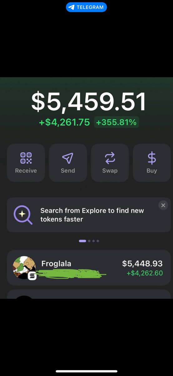 Solana is down -6.7%, and everyone’s losing their minds🤯

Meanwhile, my #Froglala bag is up +355% 🐸🎵

ca:
GG9197MJXD55vqKfjXHMyq76rH57wa8dgHuMhCQEpump