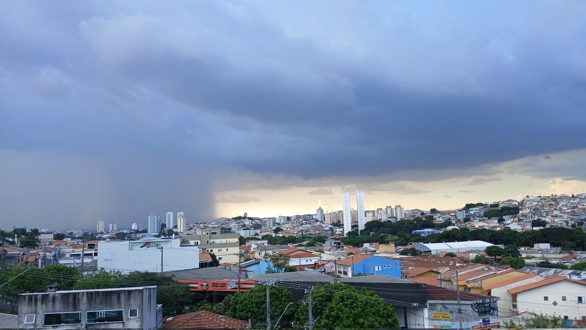 Chuva forte chegando na ZL de SP.