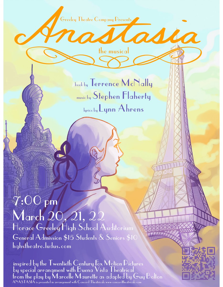 Lauren Olmo (@lauren_olmo) on Twitter photo 🌟 Experience the magic of Anastasia! 🌟
Join Greeley’s musical adventure on March 20-22 at 7:00 PM 🎭✨
🎟️ Get your tickets now: hghstheatre.ludus.com
Her past is a mystery. Her future is an adventure. Don’t miss it! <a href="/JessicaJBeattie/">Jessica Beattie</a> 🌟 Experience the magic of Anastasia! 🌟
Join Greeley’s musical adventure on March 20-22 at 7:00 PM 🎭✨
🎟️ Get your tickets now: hghstheatre.ludus.com
Her past is a mystery. Her future is an adventure. Don’t miss it! <a href="/JessicaJBeattie/">Jessica Beattie</a>