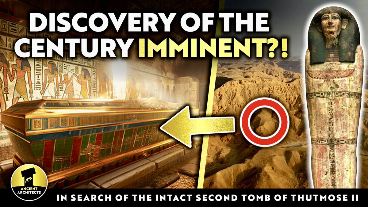 **NEW VIDEO** Ancient Egypt 'Discovery of the Century' Imminent? Will we Find the UNOPENED Second Tomb of Thutmose II? Watch now and please subscribe: youtu.be/DMqLfx5XiLI