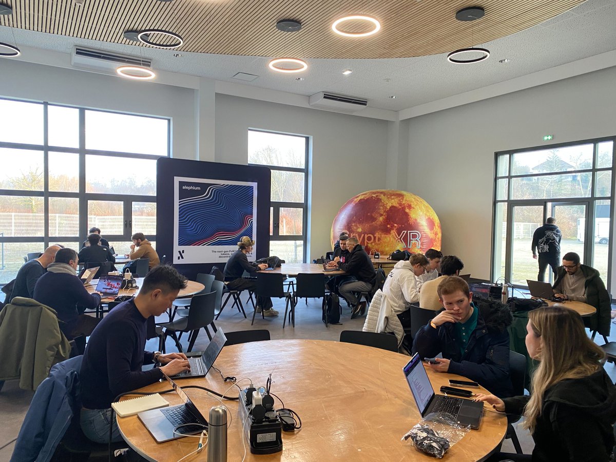 alephium's tweet image. Our first hackathon with #CryptoXR &amp;amp; Web3 Security League was incredible!

The energy, curiosity, and creativity from developers exploring Alephium for the first time were truly inspiring.

Here’s what they had to say:

&quot;This was our first time building outside of EVM, and it was…
