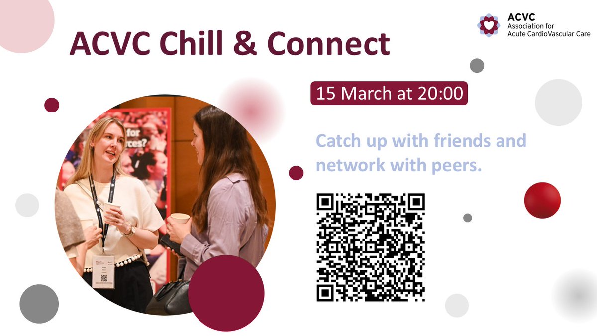 ACVCPresident (@acvcpresident) on Twitter photo Dear colleagues,
#ACVC2025 is approaching and so is our special event 🗣️🍷🎉
Are you a woman in cardiology?
You want to find out how to make your stand?
Join @susannaprice and <a href="/ATycinska/">Agnieszka Tycińska</a>
and have a step forward in your career #cvacute #speedmentoring <a href="/WomenAs1/">Women As One</a>
Register here and Dear colleagues,
#ACVC2025 is approaching and so is our special event 🗣️🍷🎉
Are you a woman in cardiology?
You want to find out how to make your stand?
Join @susannaprice and <a href="/ATycinska/">Agnieszka Tycińska</a>
and have a step forward in your career #cvacute #speedmentoring <a href="/WomenAs1/">Women As One</a>
Register here and