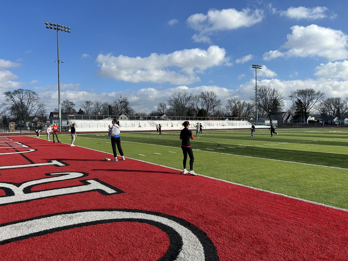 Always enjoy the 1st time we get outside for the season. <a href="/pcskins/">PC Athletics</a>