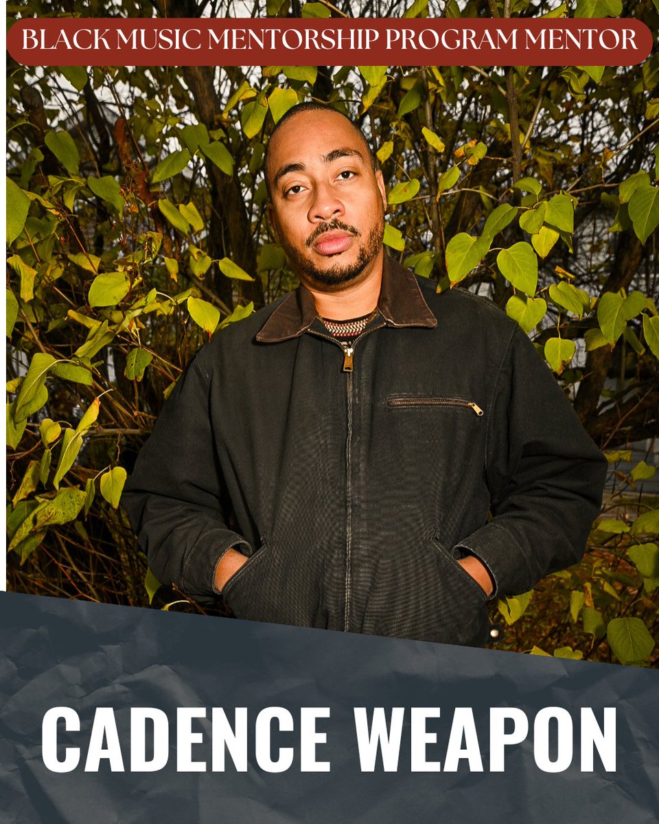 Cadence Weapon is Edmonton-born, Hamilton-based rapper, producer, writer and poet Rollie Pemberton. His 2021 album Parallel World won Canada’s Polaris Music Prize. Sign Up Here: docs.google.com/forms/d/e/1FAI…