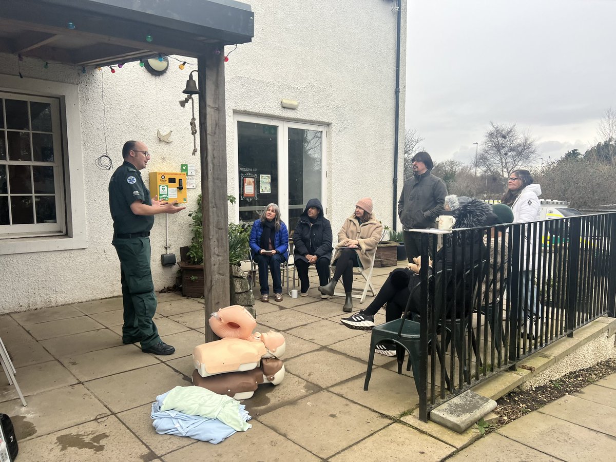 Bridgend Farmhouse (@bridgendfarmhse) on Twitter photo <a href="/Scotambservice/">Scottish Ambulance</a>
v engaging and informative defibrillator training onsite at Bridgend Farmhouse. Thank you Mat for a great session - 27 attendees in total (staff, volunteers, local community) ❤️ <a href="/Scotambservice/">Scottish Ambulance</a>
v engaging and informative defibrillator training onsite at Bridgend Farmhouse. Thank you Mat for a great session - 27 attendees in total (staff, volunteers, local community) ❤️