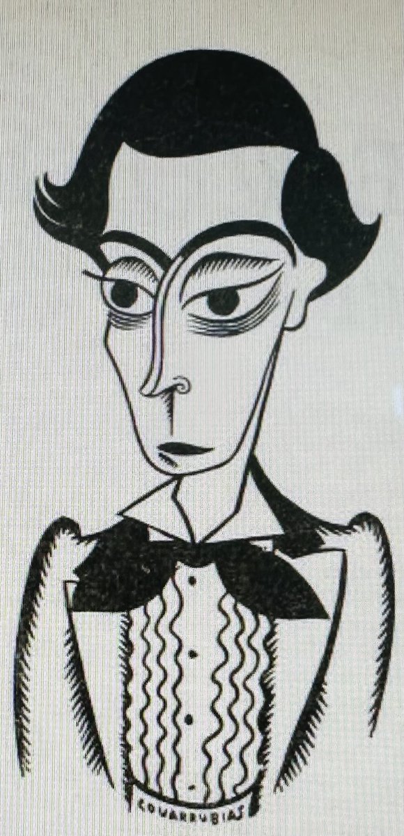 Miguel Covarrubias (1904-1957)
Buster Keaton
“Screenland”
Marzo, 1924
Nueva York