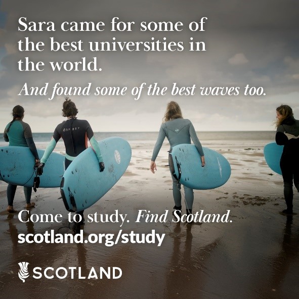 Scotland's tweet image. Scotland has some of the best universities in the world – including three ranked in the Times Higher Education Top 200. 🏴󠁧󠁢󠁳󠁣󠁴󠁿

When you come to study in Scotland, you’ll find academic excellence – and so much more.  

Find out more at: bit.ly/419Iorc

 #studyinscotland