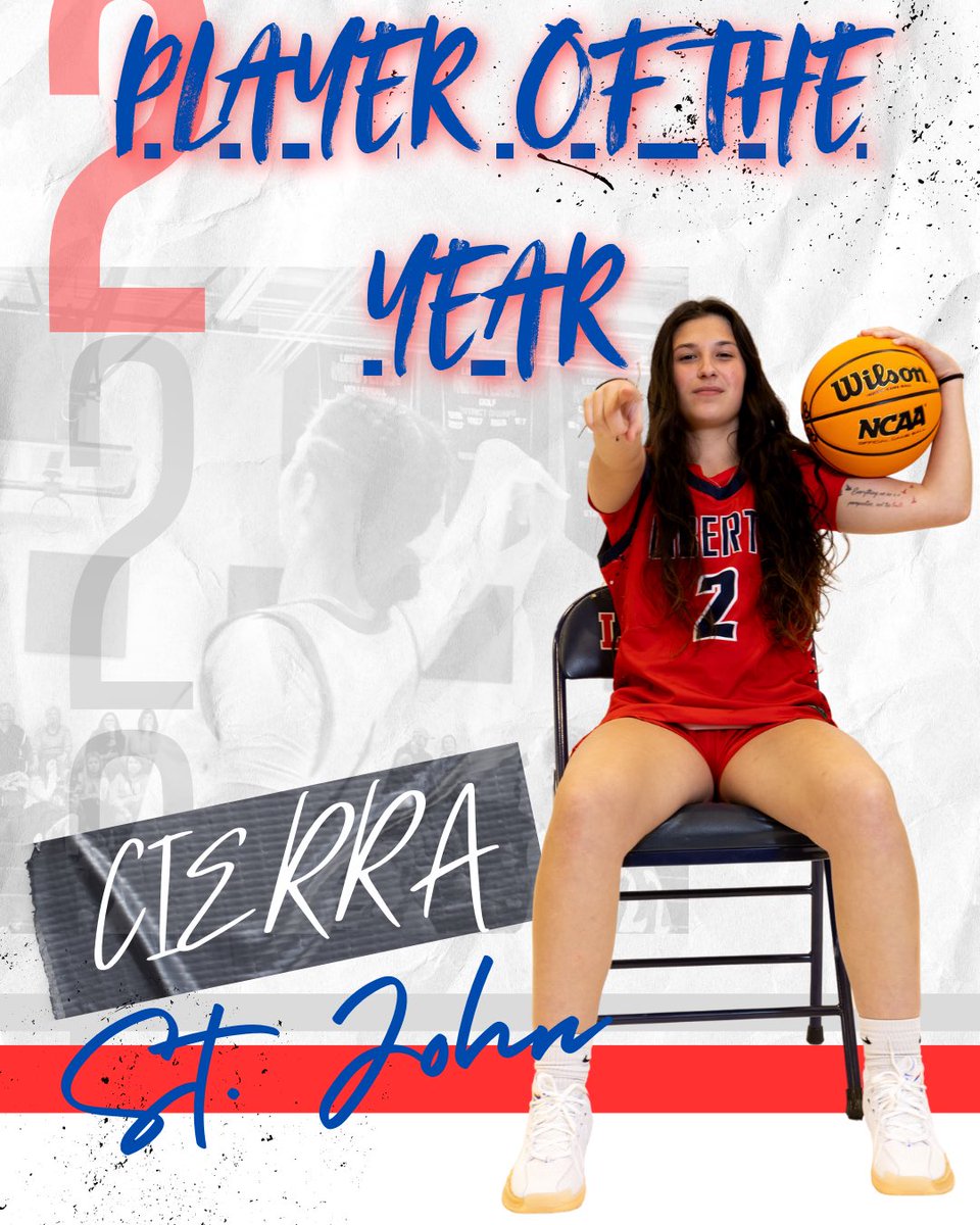 Introducing Your 2025 Seminole District Player of The Year, Cierra St. John! We Are So Proud of You Cierra! #libertypride #family