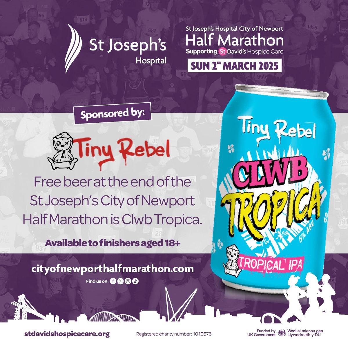 Newport 1/2 Marathon (@newporthalf) on Twitter photo Our great friends and long time supporters at Tiny Rebel Brewing Co are once again providing our runners with a free beer at the finish line ππΊ
<a href="/tinyrebelbrewco/">Tiny Rebel</a> Our great friends and long time supporters at Tiny Rebel Brewing Co are once again providing our runners with a free beer at the finish line ππΊ
<a href="/tinyrebelbrewco/">Tiny Rebel</a>