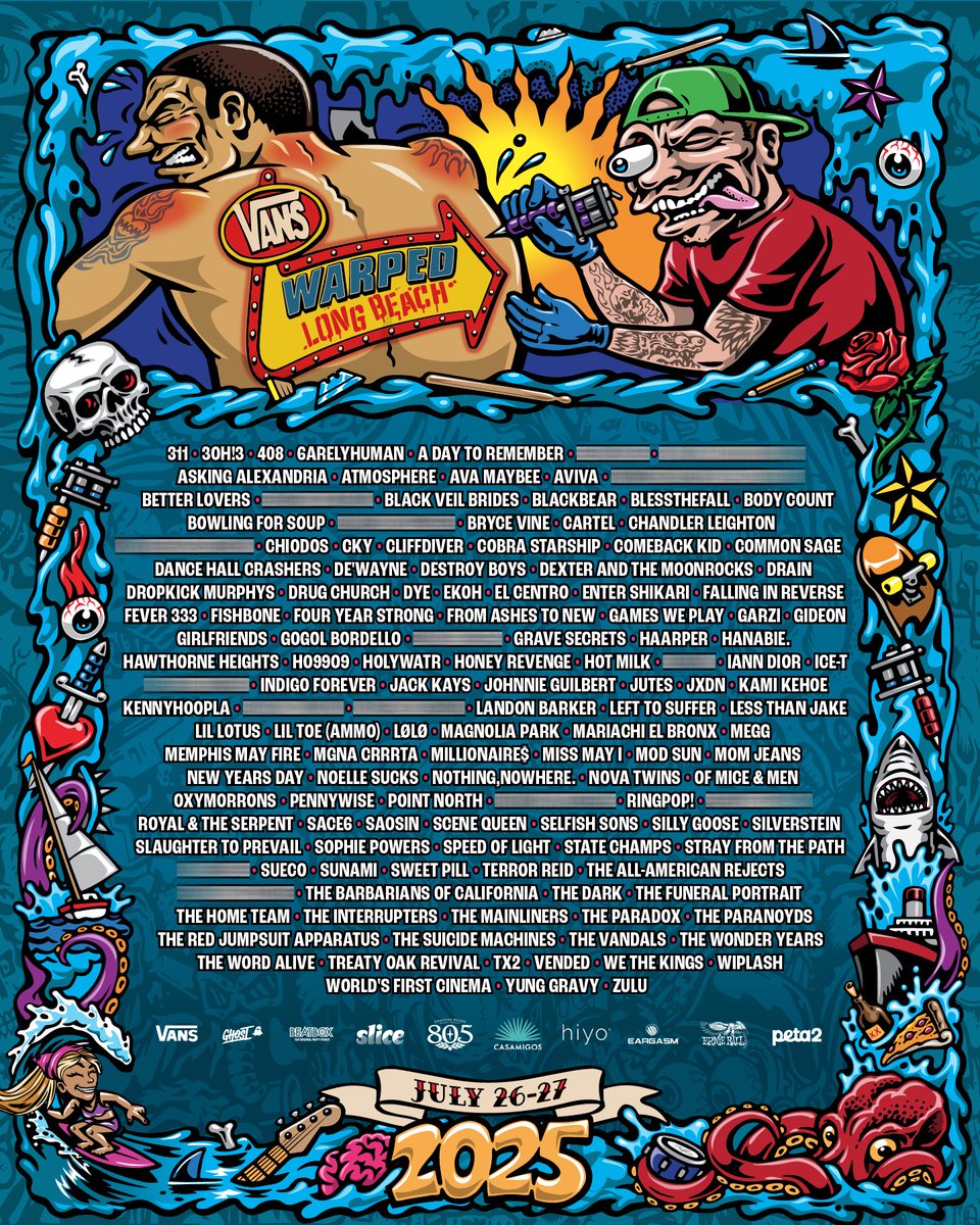 It’s a dream come true to play Warped Tour. Can’t wait to see you there.