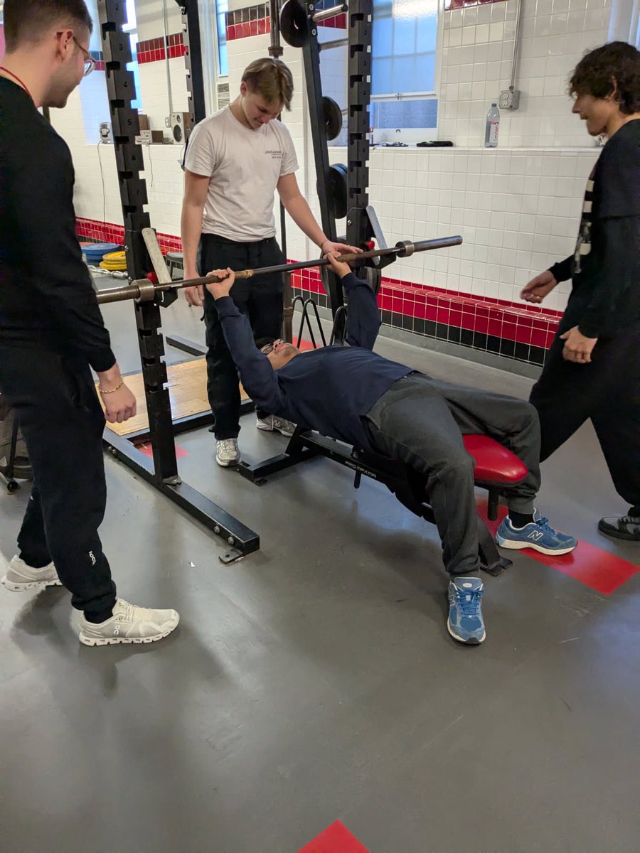 BriannaReganEDU's tweet image. The weight room serves as a great place for a movement break! @WeehawkenTSD #InclusiveFitness #AllKids